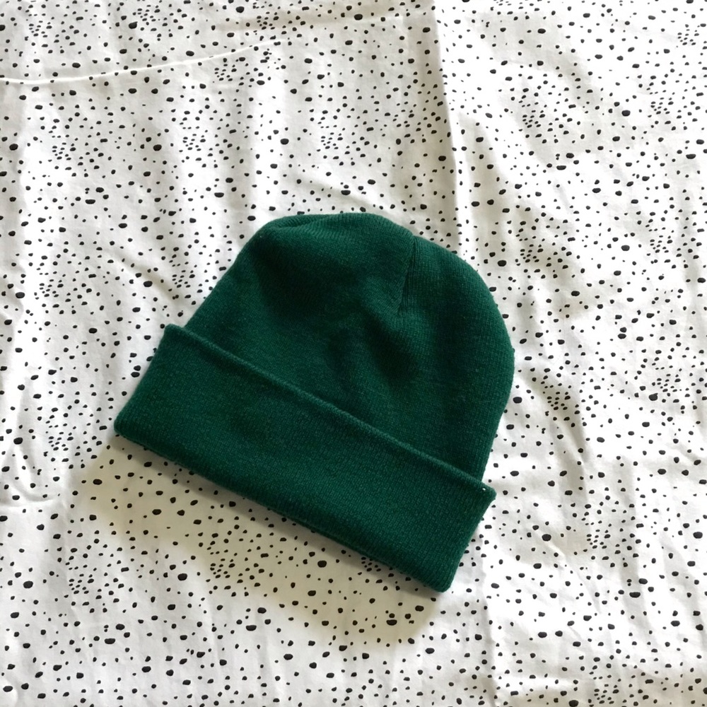 green beanie